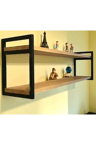 Arles Düzenleyici Organizer Dekoratif Mutfak Banyo Rafı Baharatlık Siyah