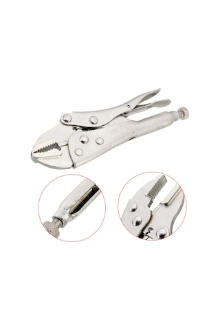 Ayarlı Pense 10 İnç Gri Renk, Çok Yönlü Kavrama, Dayanıklı Çelik Gövde