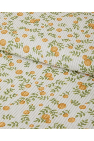 English Home Sunleaf Çift Kişilik Pike 200x220 Cm Sarı Sarı