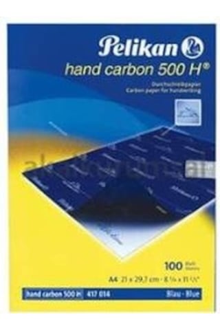 Pelikan Karbon Kağıdı 100 Lü A4 Mavi 500 H - 100 Adetli Paket Pelikan Karbon Kağıdı 100 Lü A4 Mavi 500 H - 100 Adetli Paket