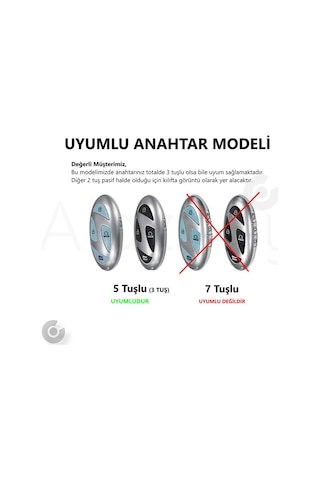Hyundai Tucson Ioniq Kona Elantra Tpu Anahtar Kılıfı 5 Tuşlu Model Beyaz Gümüş