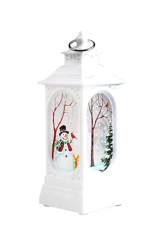 Konesam Küçük Karbon Adlı Noel Feneri - Pvc Materyal, Isınak Işık, Masaüstü/asma Dekorasyon, Paketli Yeni Model