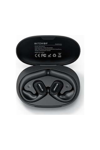 Blitzwolf Bw-bts10 Ows Ipx8 Su Geçirmez Kemik İletimli Open-ear Spor Kulaklık - Siyah K