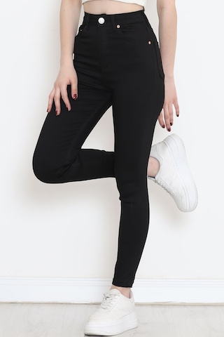 Mokashopin - Dar Paça Kot Pantolon Siyah - 18232.1431. 001