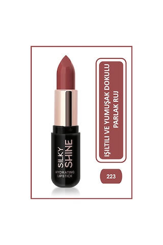 Golden Rose Silky Shine Hydrating Lipstick Nemlendirici Parlak Ruj No:223