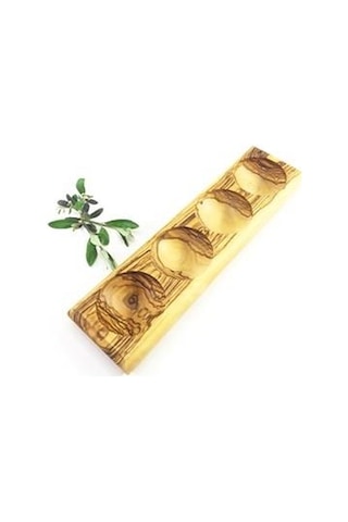 Zethome Zeytin Ağacı Ahşap Sosluk Çerezlik Dörtlü