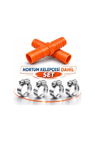 1/2 Hortum Ekleme Aparatı Seti 10 Adet Bağlantı Aparatı Ve 20 Adet Kelepçe Dahil Hortum Seti 1