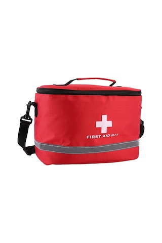 Sones Açık Hava İlk Yardım Çantası Spor Kamp Çantası Ev Acil Durum Hayatta Kalma Paketi Kırmızı