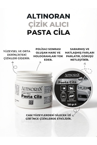 Araba Çizik Giderici Hare Hologram Giderici Cam Çizik Giderici Oto Far Temizleyici Pasta Cila 150 Gr