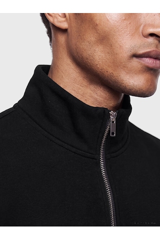 Lcw Vision Siyah Dik Yaka Erkek Sweatshirt