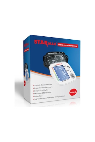 Starmax DM-218 Tam Otomatik Üst Koldan Ölçer Tansiyon Aleti