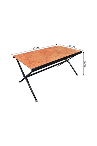 Nurgaz Campout Katlanır Odin Kamp Masası - Taşıma Çantalı Ng N054 Ahşap