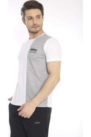 Escetic Erkek Spor, Abd Pike Interlok 1. Kalite Kumaş Beyaz Slimfit Bisik
