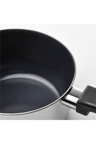 Ikea Mıddagsmat Çelik Sos Tenceresi Yapışmaz Kaplama-paslanmaz Çelik 1lt 60463714 siyah