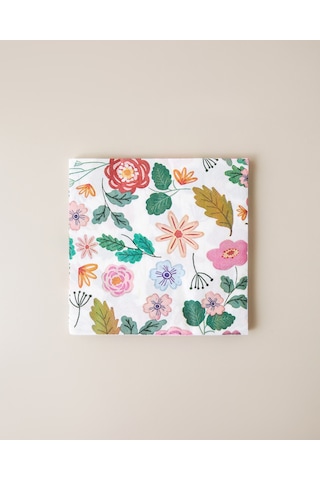 English Home Florally 20'li Kağıt Peçete 33x33 Cm Kırmızı-pembe