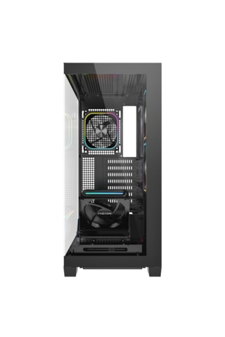 Fazeon F14 750w 80+ Bronze Tempered Glass Mesh 4x Argb Fanlı Type-c Siyah Atx Bilgisayar Kasası