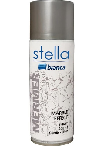 Bianca Stella Mermer Efekt Sprey Gümüş Bianca Stella Mermer Efekt Sprey Gümüş