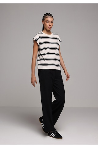 Colin's Colins Regular Fit Yüksel Bel Geniş Paça Kadın Siyah Pantolon Cl1079432 Q1.v2 Blk Siyah