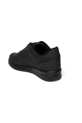 Luttoon 4027-25 Cilt Deri Anatomik Erkek Sneaker Siyah