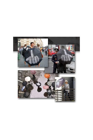 Benzersiz Stil Mittelfinger Şemsiye Komik Katlanır Şemsiye Yaratıcı Mittelfinger Hediye Diğer