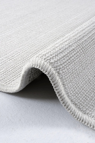Hoom Rugs Antik 1808 Beyaz Dayanıklı Polyester İskandinav Halı Beyaz