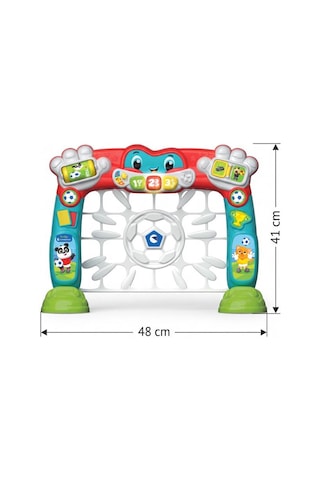 Clemento-ni Sesli Tepki Veren Işıklı 48 Cm Eğlenceli Eğitici Yıkanabilir Toplu Oyuncak Çocuk Kalesi