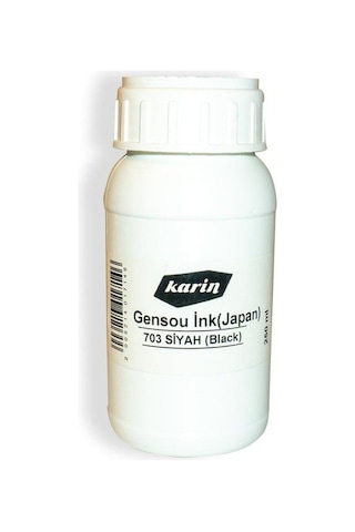 : Japon Kaligrafi Ve Hat Mürekkebi Gensou : 250 Ml : Siyah