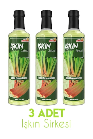 Güllüoğlu Işkın Sirkesi X 3 Adet 525 Ml