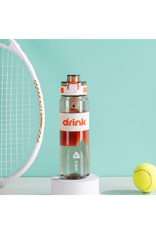 Tuomeng Su Bardağı Büyük Kapasiteli İyi Görünümlü Öğrenci Açık Taşınabilir Saman Bardağı 650 Ml Çin Resim Kahverengi