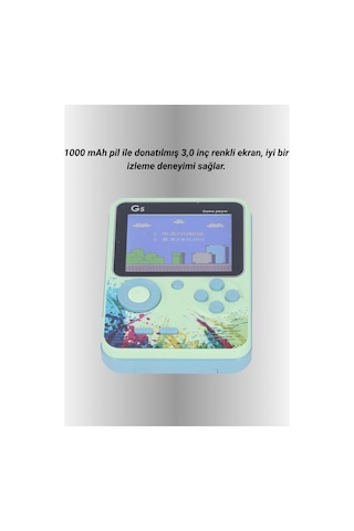 G5 Game Box Retro Mini Oyun Konsolu 500 Dahili Oyun Yeni Nesil Diğer