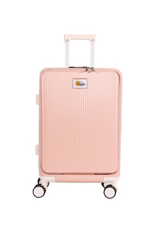 Biggdesign Moods Up Ön Bölmeli, Bardaklık Ve Usb Girişli Kabin Boy Valiz 20" Pembe