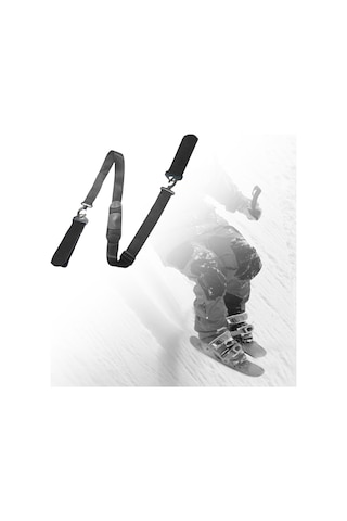 Suntek Kayak Taşıyıcı Askı Snowboard Omuz Askısı Siyah Siyah