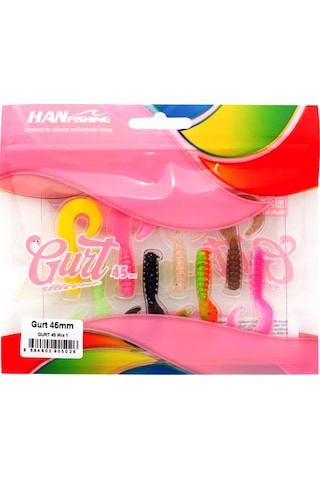 Hanfish Gurt 4.5cm Lrf Silikon Yem Karışık Renk Paketi - Mix 1