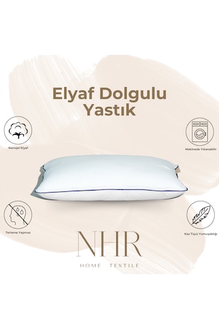 %100 Nanojel Dolgulu Uyku Yastığı 50x70 1200gr / 1 Adet