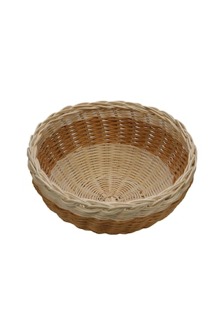 E38 El İşçiliği Hasır İp Sepet Örgü 24 24 Cm - 6176 Karışık