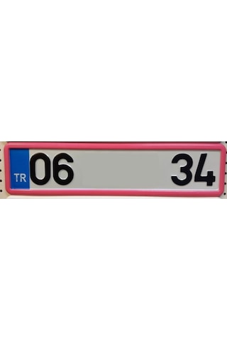 Plaka Çerçevesi Pembe 2 Adet 228108890