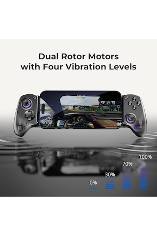 Abxylute S8 Bluetooth Mobil Oyun Kumandası Hall Effect, Switch 1/2, İphone, Android Ve Tablet Uyumlu