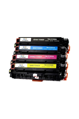 Hp 305A-Ce410A-11A-12A-13A Uyumlu Toner Seti- M451Dn- M451Dw