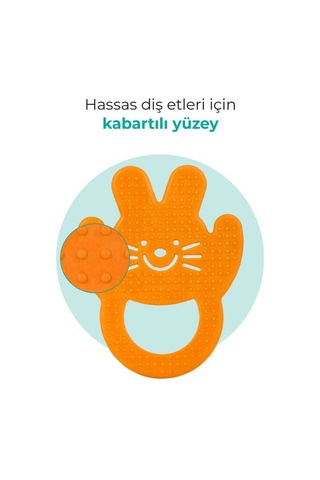 Mamajoo Yumuşak Diş Kaşıyıcı Turuncu Tavşan