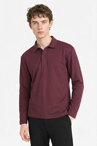 Defacto Regular Fıt Polo Yaka Sweatshirt G8111ax25wnbr464 Bordo-br464
