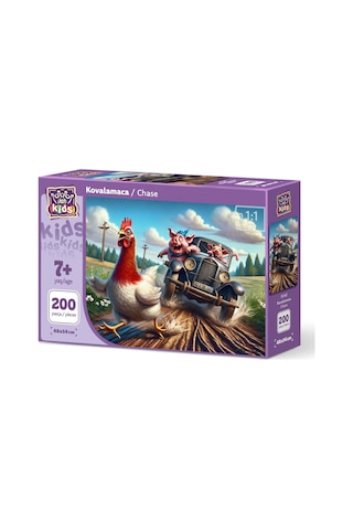 Art Çocuk Kovalamaca 200 Parça Puzzle