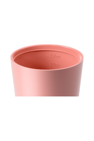 Made By Fressko Camino Yeniden Kullanılabilir Kahve Bardağı, Yalıtımlı Termal Kupa, 340 Ml, Şeftali Peach Pink