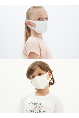 Blackspade Çocuk Koruyucu Maske Beyaz S1