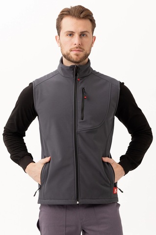 Salina Outdoor Erkek Yelek Günlük Giyim İçin Konforlu Ve Cepli Tasarım Füme