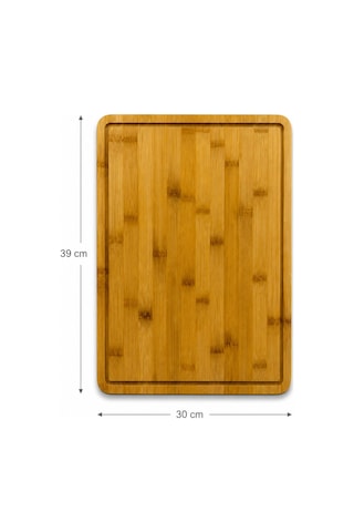 Cutler - Bambu Kesme Tahtası 39 Cm Bambu