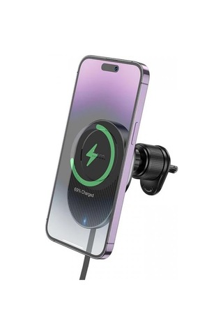 Hoco Hw12 Kablosuz Şarjlı Araç İçi Havalandırma Manyetik Telefon Tutucu- 5775 Renkli