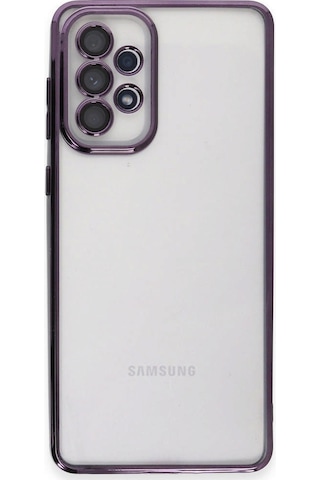 Cosmotex Newface Samsung Galaxy Uyumlu A33 5g Kılıf Razer Lensli Silikon - Mor