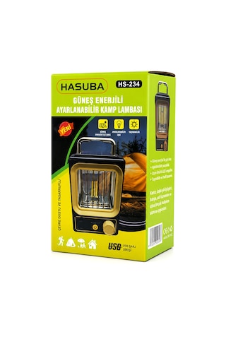 Solar - Güneş Enerjili Usb Şarjlı Nostalji Solar Lamba 1500mah Hs-234 5250 Diyarı Fırsat