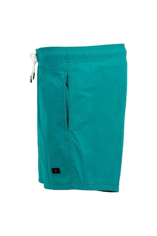 Yeşil Su İtici Özellikli Naylon Kumaş Düz Renk Basic Erkek Plaj Deniz Şort Mayo - 540-yeşil 001