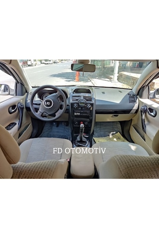 Renault Megane 2 Süper Set Torpido, Konsol, Trim, Göğüs Kaplama Seti Piano Black Renk